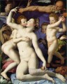 Venus Cupido hora Florencia Agnolo Bronzino